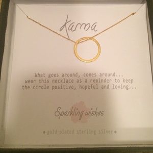 Sterling silver round necklace