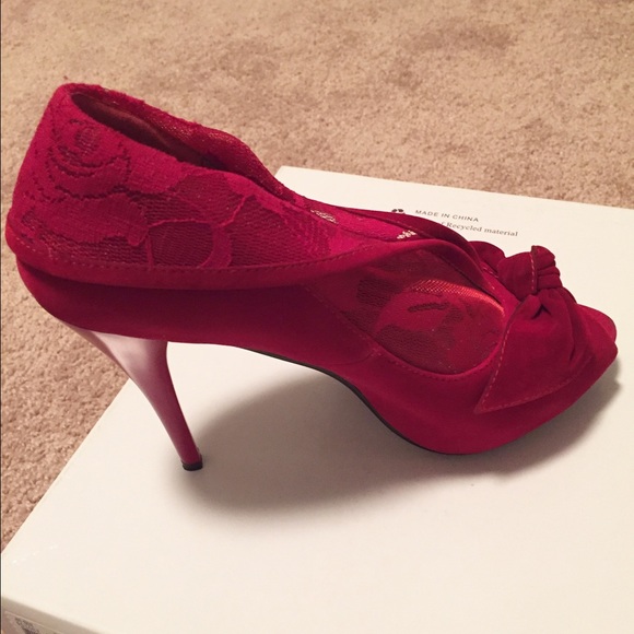 Parisian Elegance open toe heels/platform