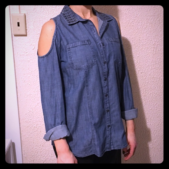 Charlotte Russe denim top