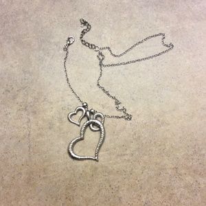 3 hair pendant necklace