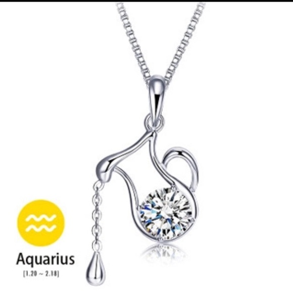 Jewelry - Aquarius constellation birth necklace