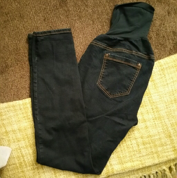 Indigo Blue Maternity Skinny Jeans