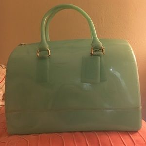 Furla Inspired Mint Jelly Bag