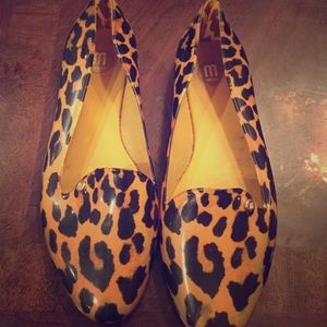 Melissa leopard jelly shoes