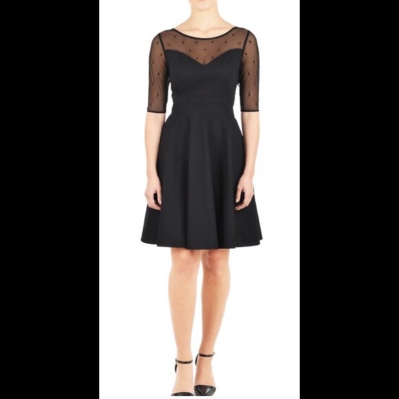 eshakti Dresses & Skirts - New Eshakti Black Fit & Flare Tulle Dress L 14