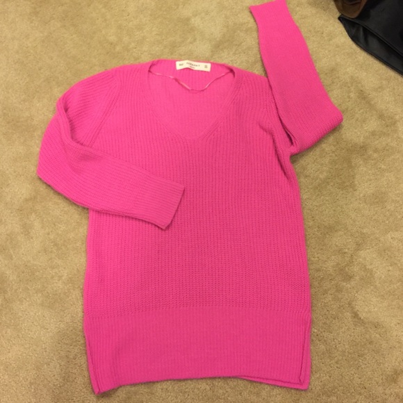 Zara knit pink sweater
