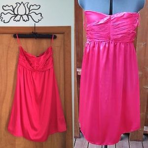 Angie Raspberry Cocktail Dress From Alloy