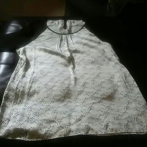 Black and white long tunic