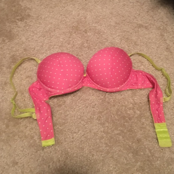 add 2size push up bra neon pink 32 A