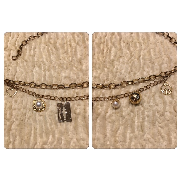 Moschino charm chain belt