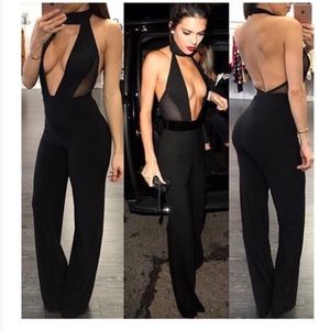 Sexy black jumpsuit