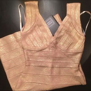 HERVE LEGER Classic Bandage Dress