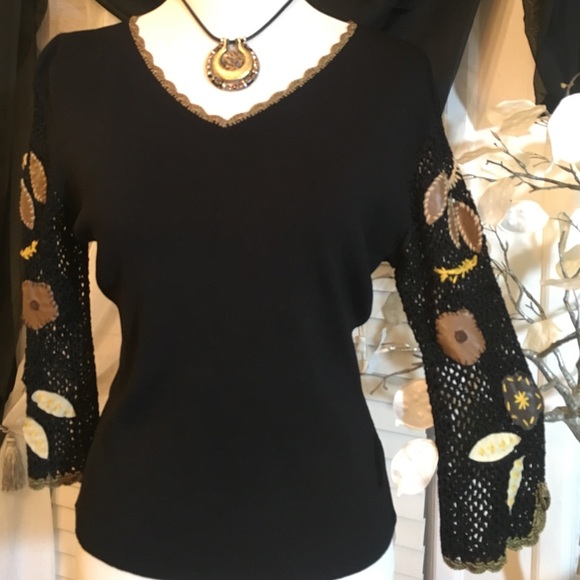 Joseph A. Tops - Joseph A. Long sleeve blouse
