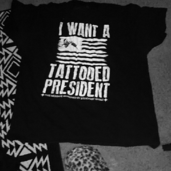 I WANT A TATTOOED PRESIDENT SHIRT