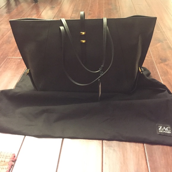 NWT Zac Posen Black Eartha Shopper