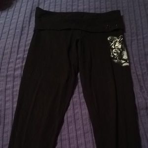 VS PINK medium tiger black Yogas