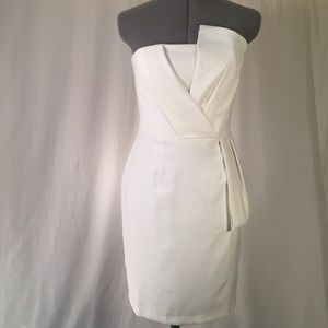NWT White Strapless Dress