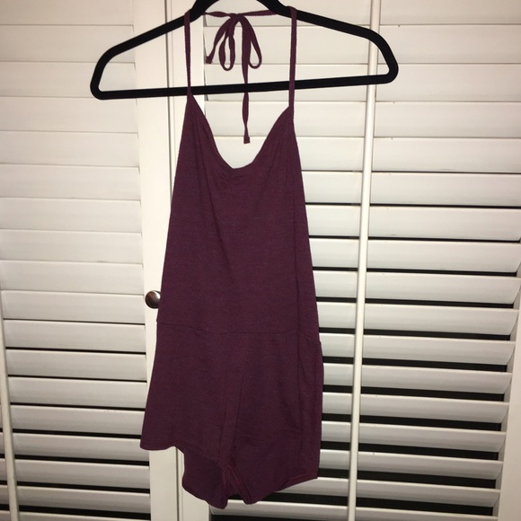American Apparel maroon romper