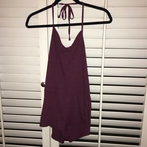 American Apparel maroon romper