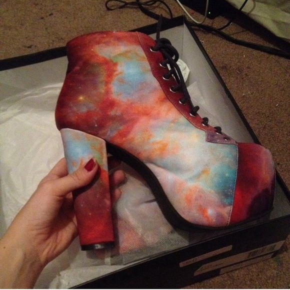Jeffrey Campbell x Blackmilk Galaxy nebula litas