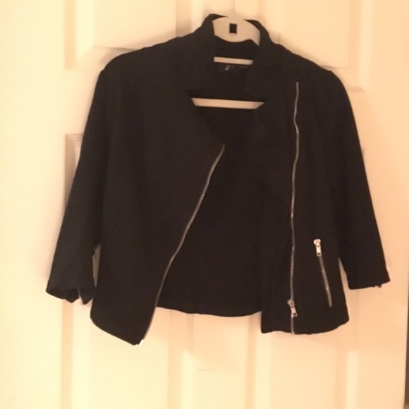 Cropped Biker Jacker