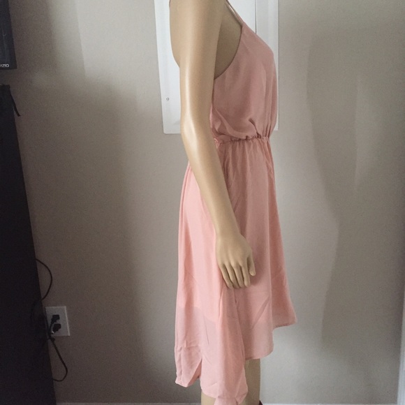 ⭐️5 STAR rated! ALMA peach embellished dress. - Picture 2 of 4