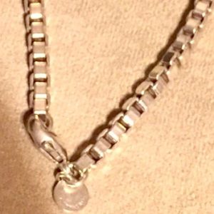 Tiffany & Co. Venetian Box Link Bracelet SS925