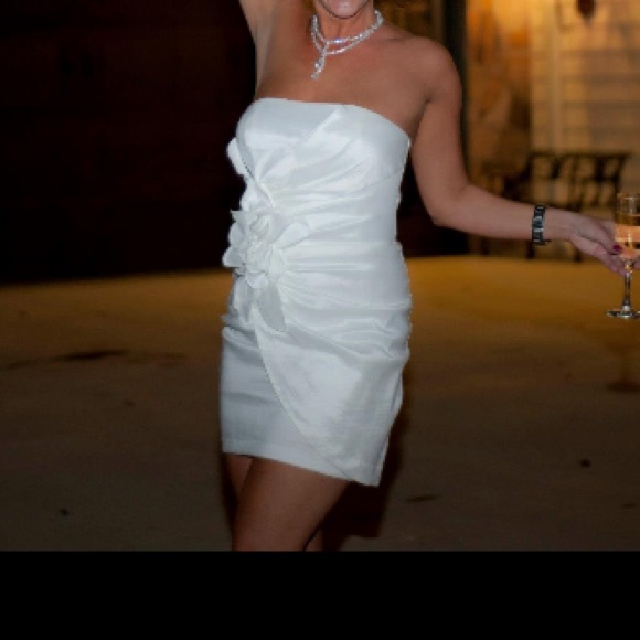 Cache silk with rose - Picture 2 of 4