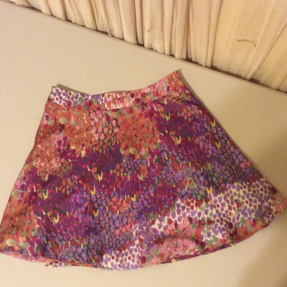 Beautiful Satin Spring Skirt