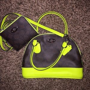 Coach Handbag with Wallet