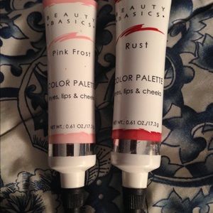 New Beauty basics : tubes rust, pink frost.