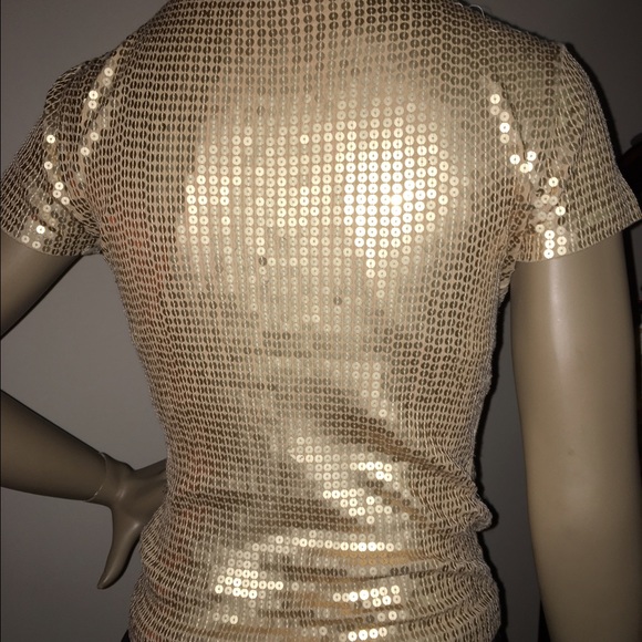 """SOLD""" MICHAEL KORS SEQUIN TOP - Picture 2 of 3