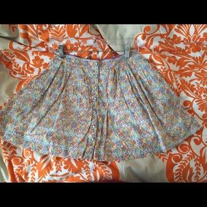 Free People Floral Skirt