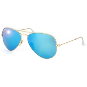 Ray-Ban Polarized Blue/Gold Aviators