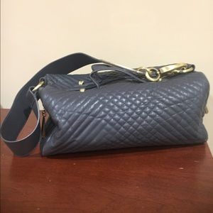 Cynthia  Rowley gray leather bag