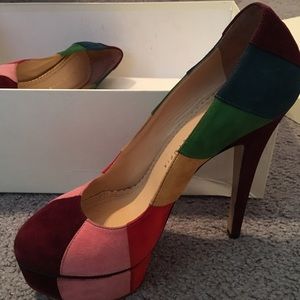 Charlotte Olympia Priscilla in Stripes sz. 6