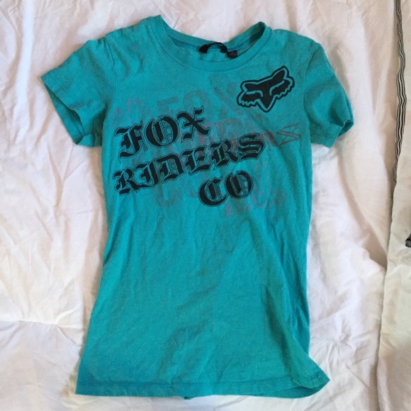 Fox Riders Co Blue Tee - Picture 1 of 2