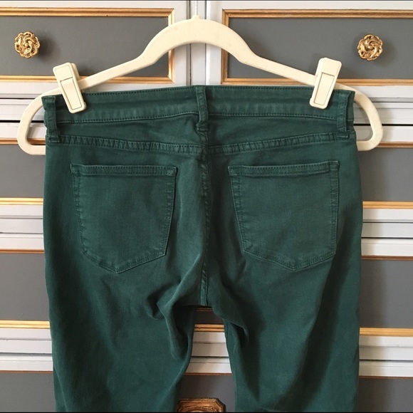 Dark green ultra stretch skinny fit jeans - Picture 3 of 4