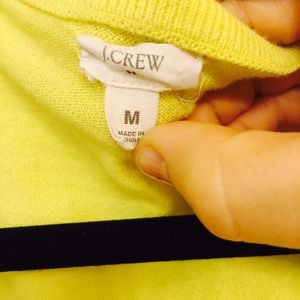 Yellow J.Crew Cardigan