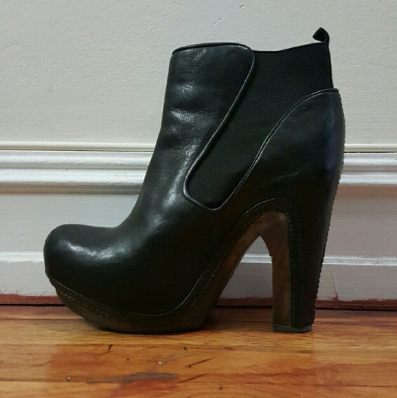 All Saints Leather Ankle Bootie