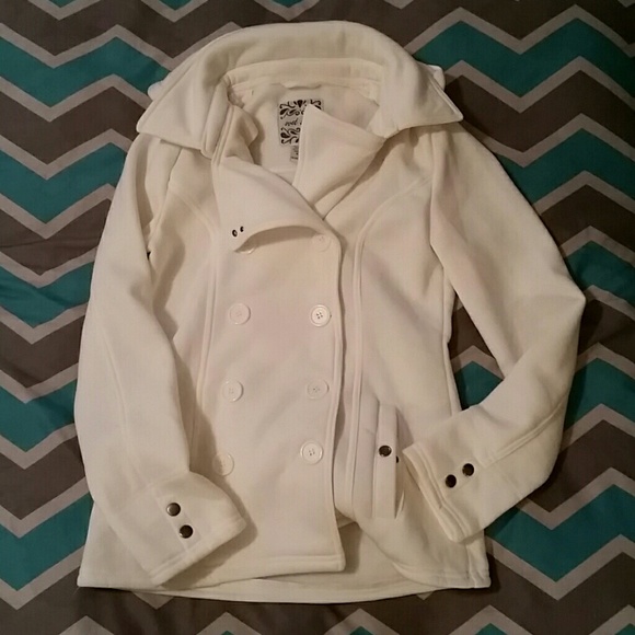 Hooded  Light Weight Pea Coat