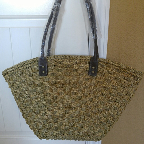 J. Crew Straw Tote