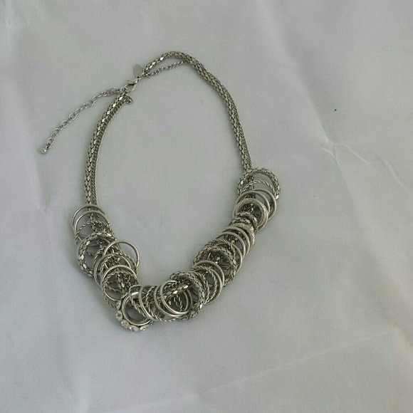 Laura Ashley Jewelry Laura Ashley Silvertone Necklace Poshmark
