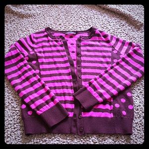 Stripe and dot sweater