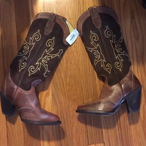Brown cowgirl boots by Sonora 6.5. Nwt.