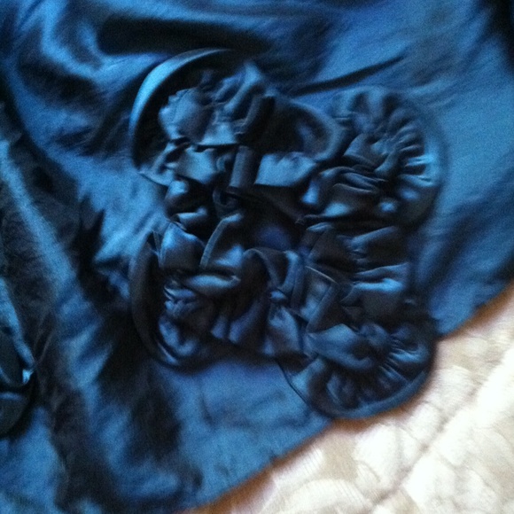 Teal Party Dress - Picture 3 of 4