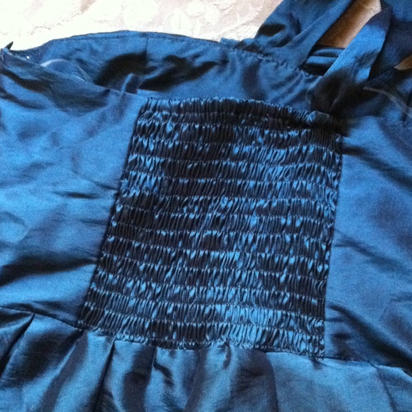 Teal Party Dress - Picture 4 of 4