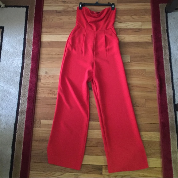Forever 21 Dresses & Skirts - Strapless wide legged jumpsuit