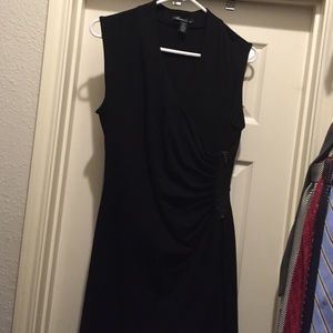 Kenneth Cole black wrap dress