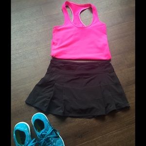 lululemon Black Size 6 Tennis/Running Skirt